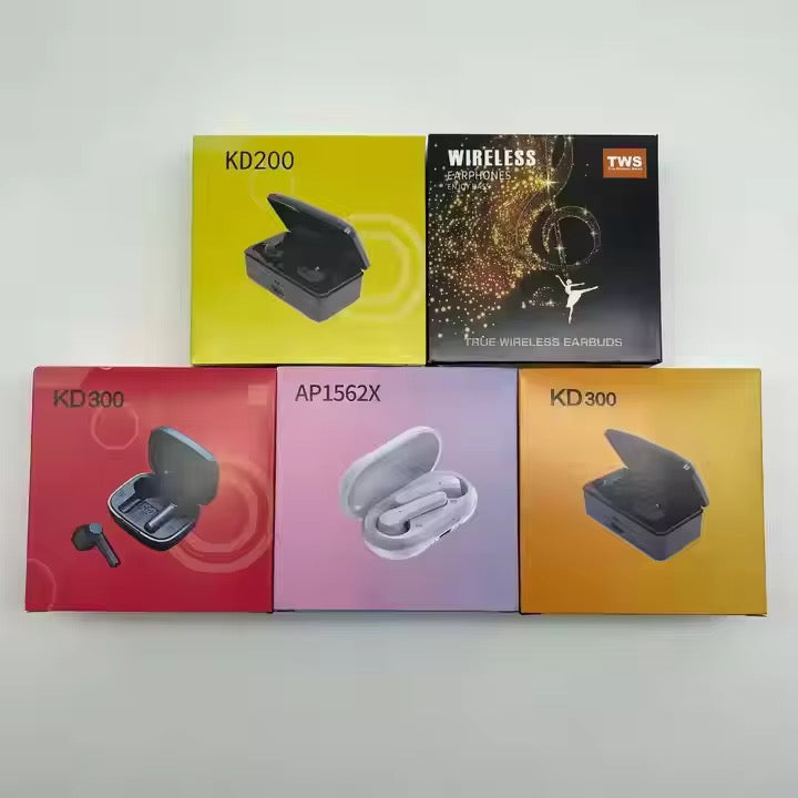 US Euro Warehouse Earphones Headphone Accessories Transparent Cover Wireless Charging Box Shockproof Case