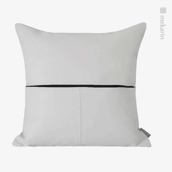 Cushion-Decorative Pillow Modern light beige e ing living room sofa cushion hotel winery restaurant bedroom square S247608