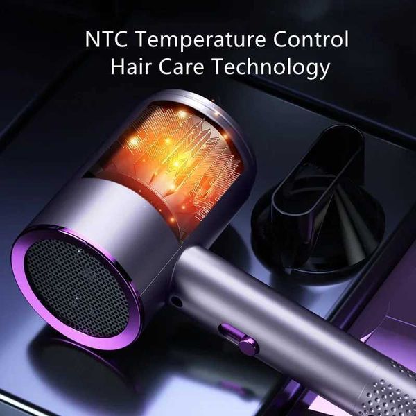 Household Safe Hair Dryer 110V~240V International Voltage Electric Hair Brush Turbocharged High Wind Power Low Noise DryerXJ241021