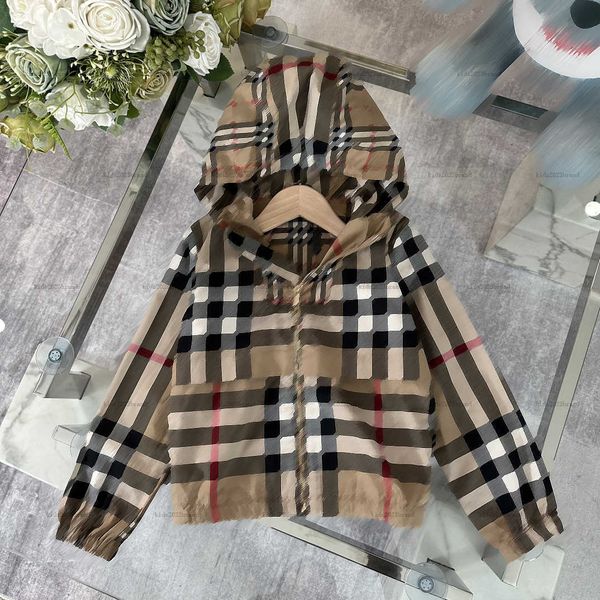 New baby coat Breathable mesh lining boys jackets kids designer clothes Size 110-160 CM hooded girls Outerwear