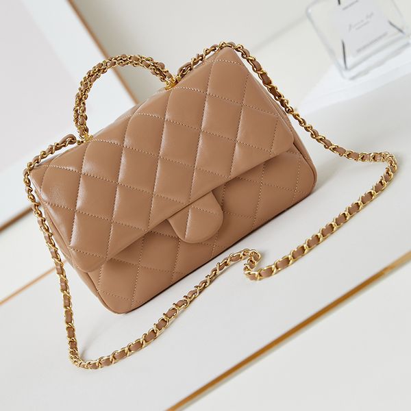 Chain Flap Bag 25CM Mirror Quality Shoulder Bag Lambskin Leather Crossbody Designer Bags Women Designer Bag Handbag High Quality With Box 24