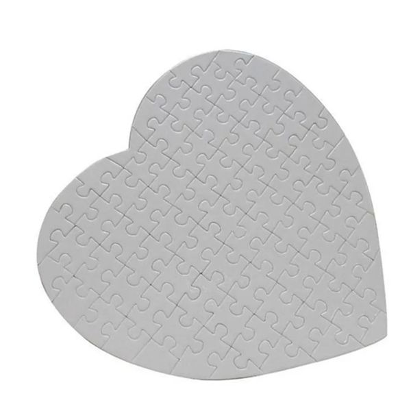 DIY UPS Heart Shaped Sublimation Puzzles Blank Pearl Jigsaw Puzzle Wedding Birthday Valentine&#039;s Day Party Favor Gift Z 2.14