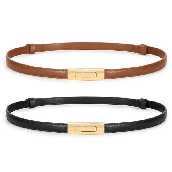 Luxury Womens Belt Designer Womens Dress Party Leather Belt Gold Alloy Buckle Belt Jeans Adjustable Girl Y250208