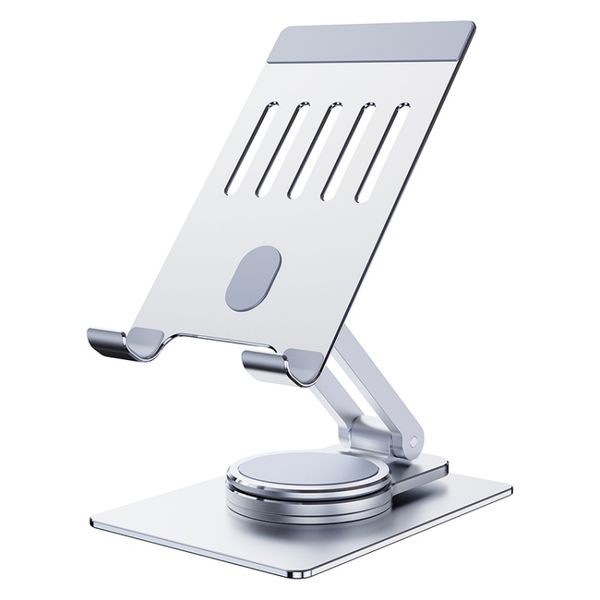 Folding Phone Holder 360-degree Rotating Aluminum Alloy Adjustable Desk Tablet Stands