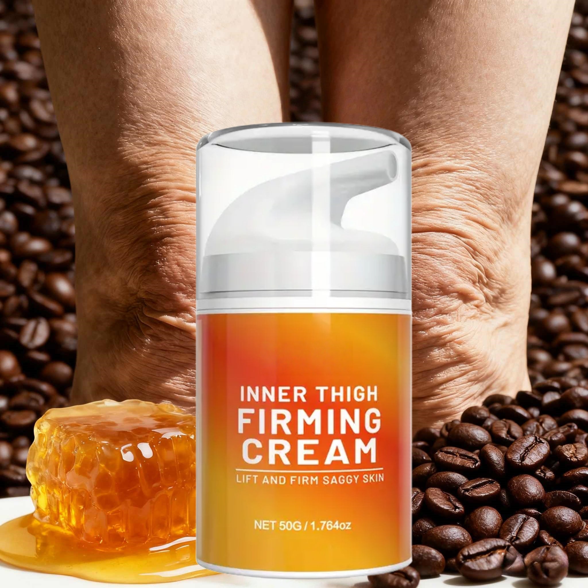 TEMU Bee Venom Inner Thigh Firming Cream - Contains Hyaluronic Acid, Honey, Jojoba Oil, , Stearic Acid And Vitamin E. Alcohol-free, Suitable For