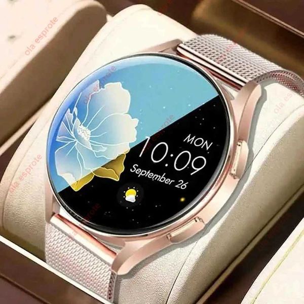 New etooth Call Smart Watch Women Custom Dial Steel Watches Men Sports Fitness Tracker Heart Rate Smartwatch For Android IOSXJ250108