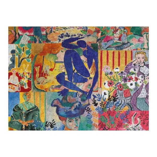 Matisse The Collage Jigsaw Puzzle Anime Christmas Toys Wooden Decor Paintings PuzzleM240817
