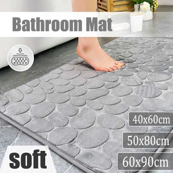 Bath Mat Rug Soft and Comfortable Carpet for Bath Rapid Water Absorption Machine Wash Non-Slip for Bathroom Floor Rugs MatsM240816