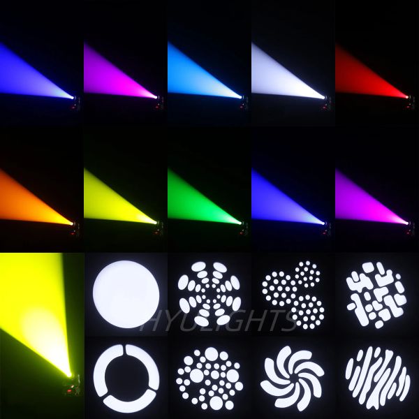 LED 75W Mini Led Spot Moving Head Light 8 Gobo&8 Color wheel Beam Wash Super Bright DJ Spot Stage Effects Light