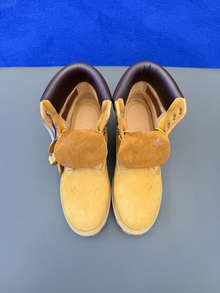 Designer Boots Classic Winter Brown Boots Platform Ankle Boots Leather Hiking Luxury Sports Shoes Mountaineering Boots Outdoor Waterproof Bo