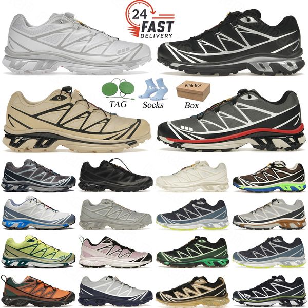 Designer XT6 Shoe Advanced Athletic Shoes XT 6 Green Ultra Lunar Triple Black Silver Safari Vanilla Ice Almond Milk Mens Trainers Womens Out