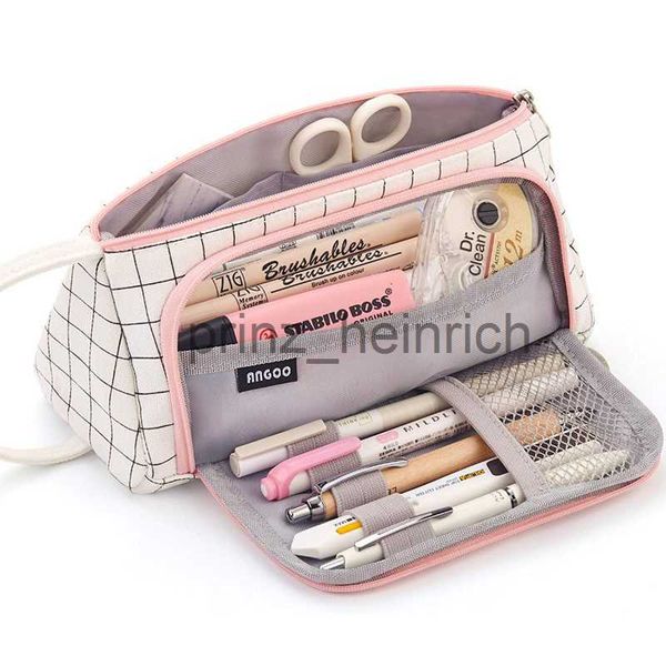 Pencil Bags Pencil Bags Colored Cute Pencil Case Pencilcase School Pouch Kawaii Large Capacity Pencil Bag Pencils School Pen Box Stationery