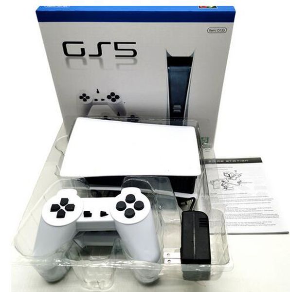 Newest GS5 TV Game Console 8 Bit Game Box With 200 Classic Juegos AV Output P5 Retro Video Mini NES FC Games Station 5 USB Dual Wired Contro