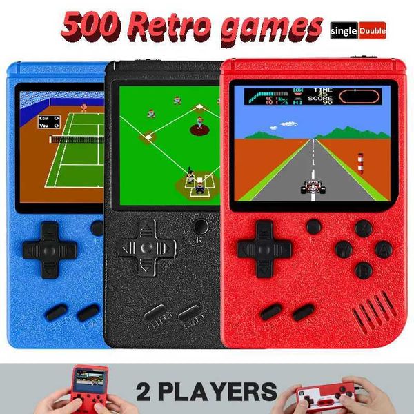 Handheld Games Console 500 Retro Games in 1 Portable Video Game Console 3.0 Inch HD LCD Sn Handheld Game Player AV OutputC250212