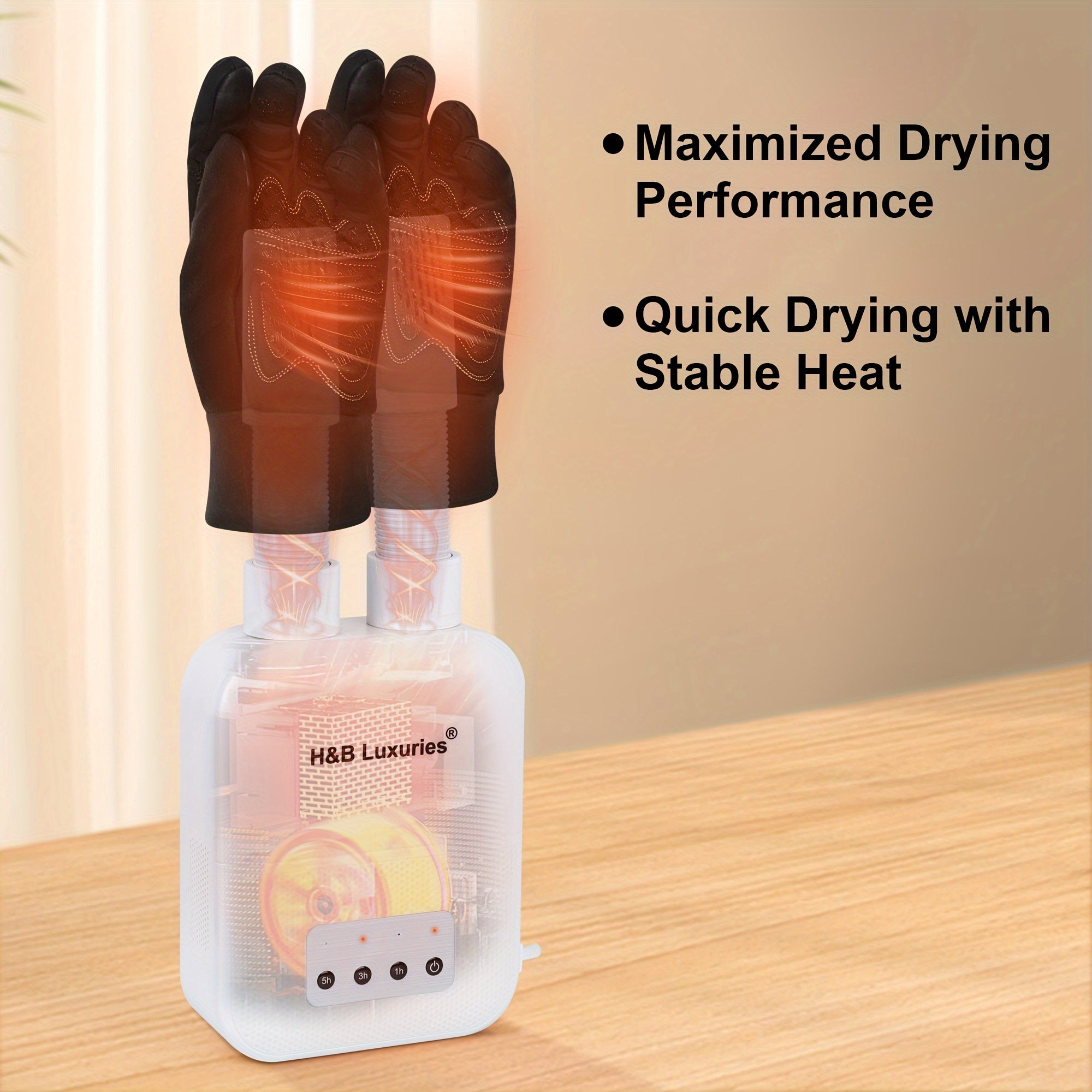 TEMU Boot And Glove Dryer With Timer – Fast Drying, , Safe Heating, Suitable For Work Boots, Perfect Gift For Christmas And Halloween