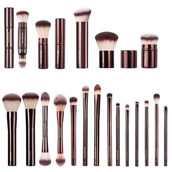 Hourglass No Cruel Makeup Brush -19 Brush Set powder blusher Powder eye shadow eye shadow Basic Brush Luxury Pure Makeup Tool W241113