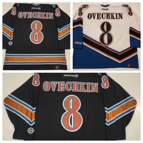 2024 Custom Alex Ovechkin Hockey Jersey Black White ed koho Jerseys Customized Any name any number Message us