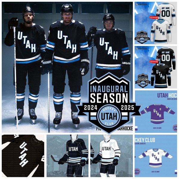 Clayton Keller Utah Hockey Club 2024-25 Inaugural Season Jersey Lawson Crouse Mikhail Sergachev Marino Tij Iginla Logan Cooley Ingram