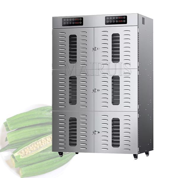Commercial Industrial Fruit And Food Dryer 60-90trays Stainless Steel Fruit Vegetable Meat Dryer Food Dehydrator