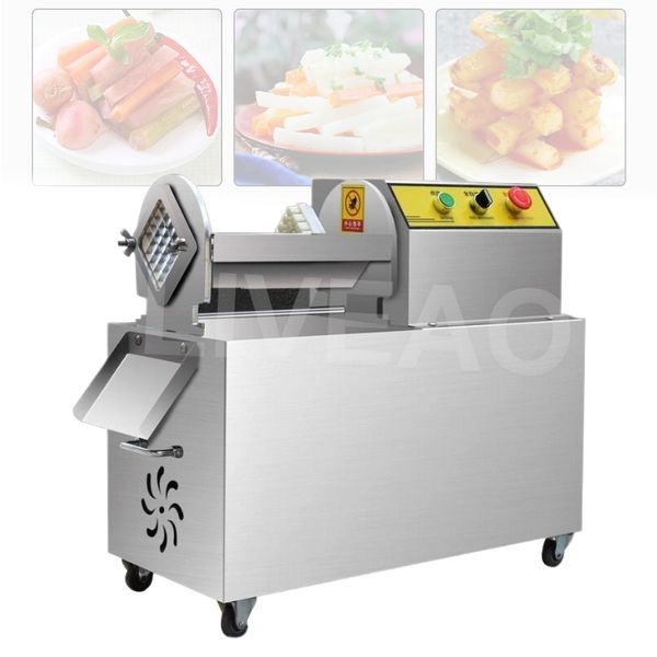 Electric Potato Chips Cutter Kitchen French Fries Machine Small Carrot Stick Cutting Machine