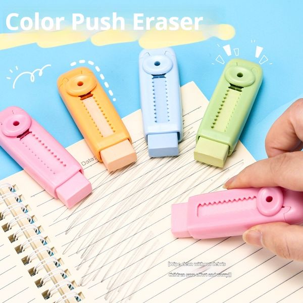 Push-pull Art New for Student Exam Clean and Less Shavings Drawing Eraser with Replaceable Core Stationery
