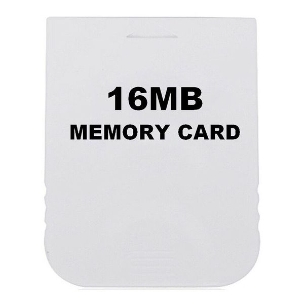 Practical Memory Card for Wii Gamecube GC NGC Game White NEW Wii Memory Card (Designed for Games)