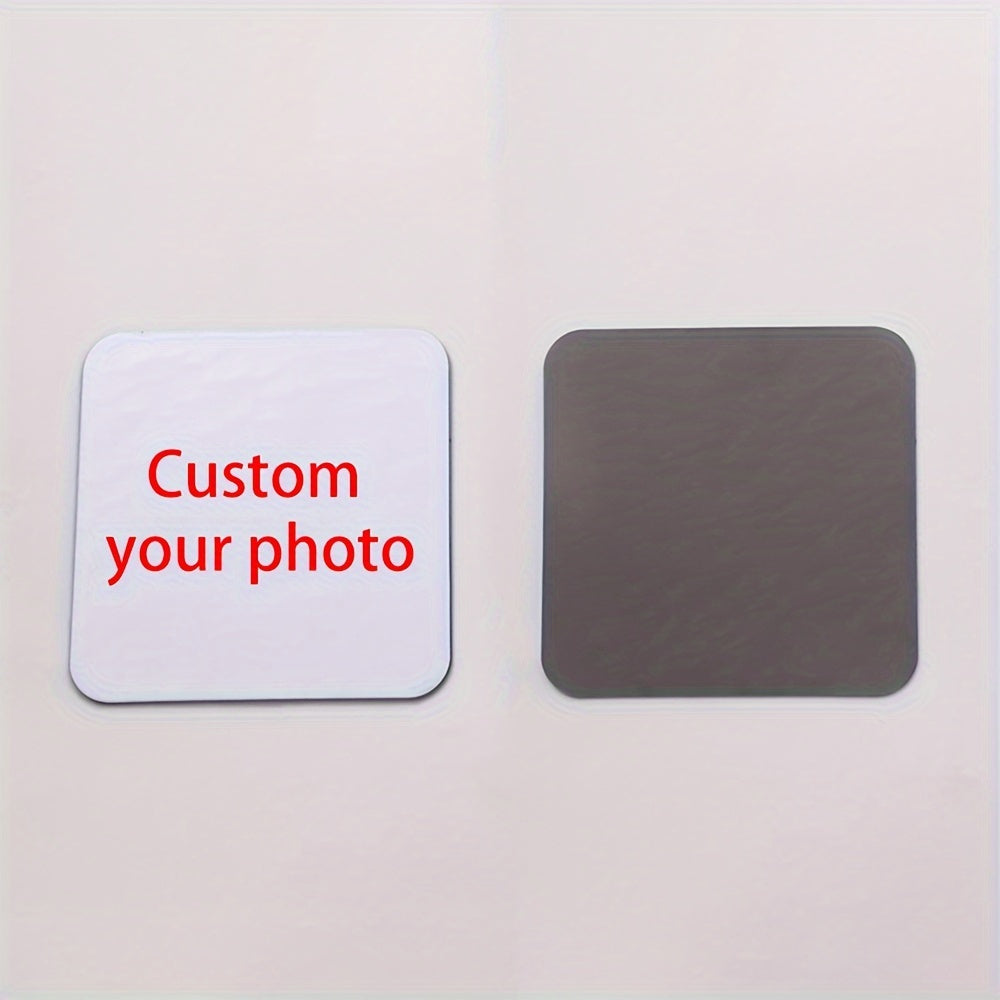 TEMU 1pc 3.74inch Custom Large Refrigerator Magnet With Photo Thermal Transfer Printing For Holiday Decoration