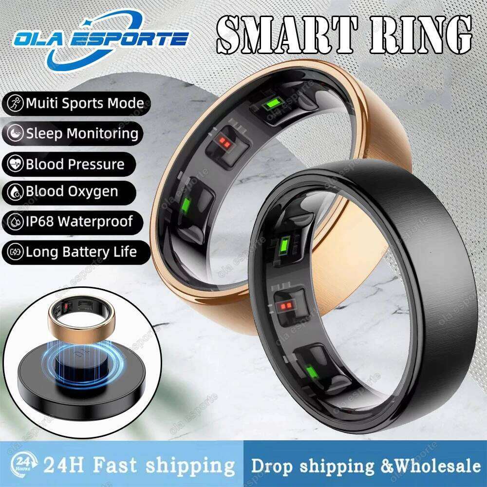 2025 New Smart Ring For Men Women 5ATM Waterproof Health Heart Rate Sleep Monitor Muilt Sport Modes Tracker Smartring