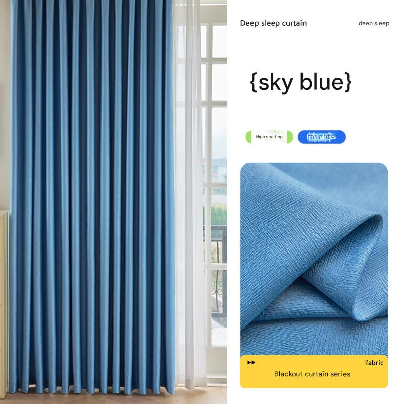 YL-36770 curtain special price living room bedroom blackout curtains hook type floating curtains rental room door curtains wholesale