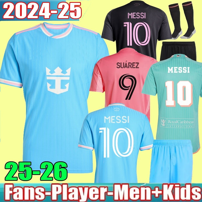 3XL 4XL 2025 2026 Soccer Jerseys CF MESSIS SUAREZ 25 26 men kids Kit Football shirts Player Fans version uniform SERGIO