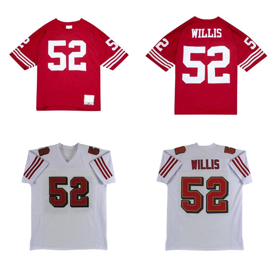 Stitched football Jerseys 52 Patrick Willis 2007 mesh Legacy Retired retro Classics Jersey Men women youth S-6XL
