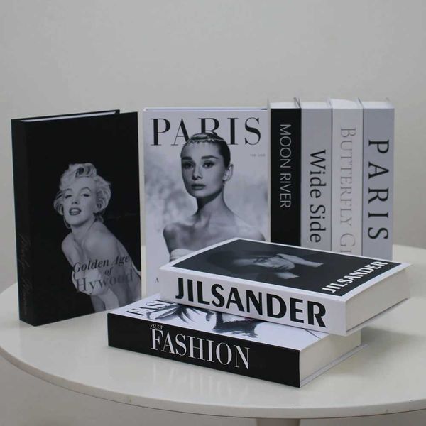 New Fashion Fake Books Openable Decoration Books Living Room Decoration Coffee Table Ornaments Storage Box Home DecorXJ24