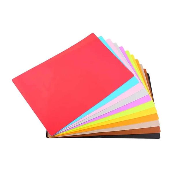 Home 40X30cm Dinnerware Mats Baking Er Muiti-Function Silicone Oven Mat Heat Insulation Anti-Slip Pad Bakeware Kid Table Placemat U0304