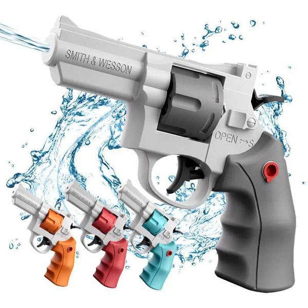 Sand Play Water Fun Summer Children Gun Toy Toy Outdoor Parent-Child Interactive Revolver Shooting Pool Party Sports H250116