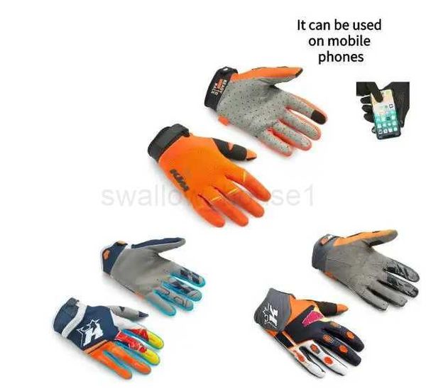 Tri-color rubber riding outdoor protective mountain bike off-road motorcycle glovesXJ240730