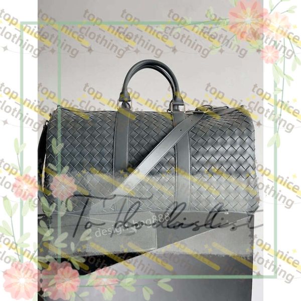 Fashion duffel bags BVENETAS designer bags women men travel bags with classic knitting technology leather large capacity handbags holdall ca