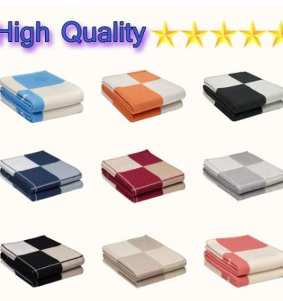 2023New Letter Blanket Soft Wool Scarf Shawl Portable Warm Plaid Sofa Bed Fleece Spring Autumn Women Throw Blankets