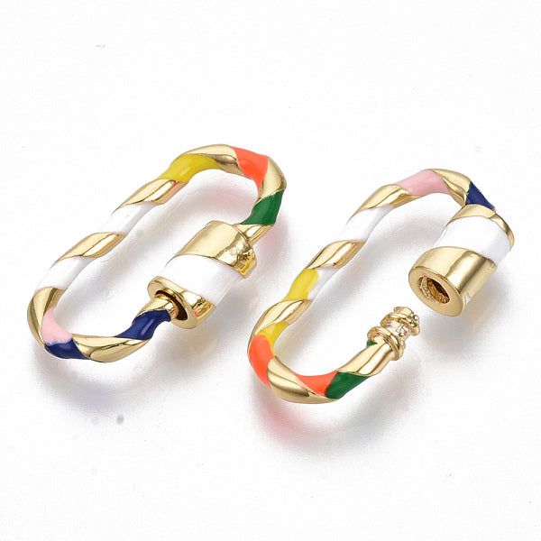 Messingschraube Karabiner Schloss Charms