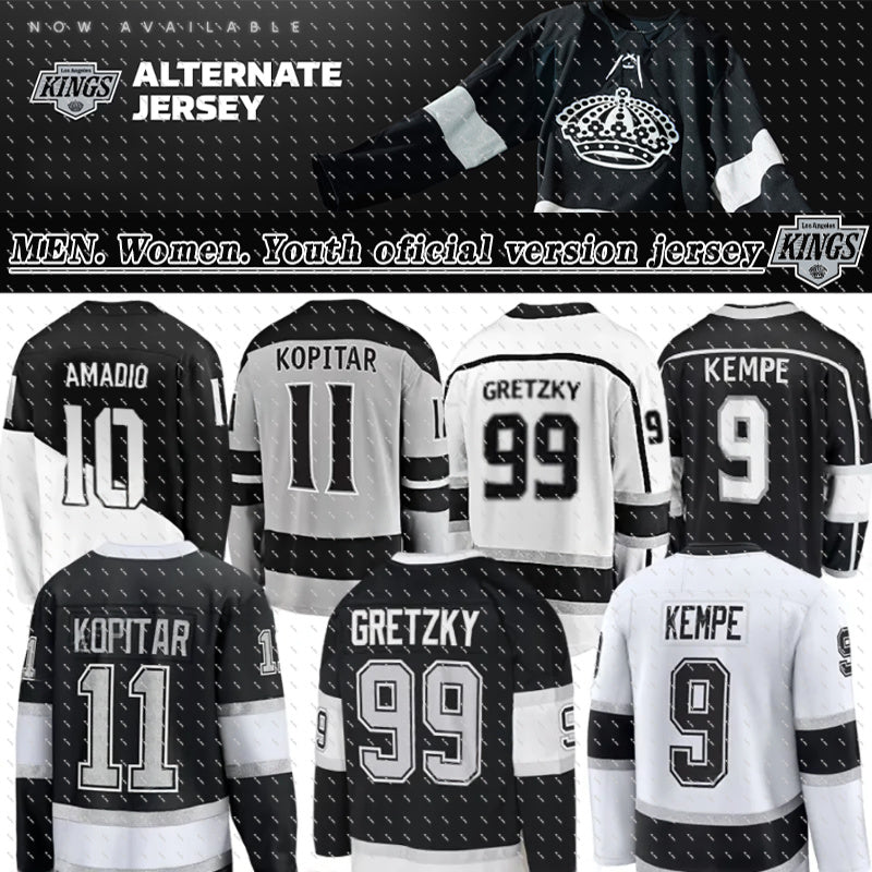 2025-26 new Jersey #99 Wayne Gretzky Jersey LA Kings jersey Anze Kopitar Kevin Fiala Adrian Kempe Quinton Byfield Hockey Jerseys S-XXXL