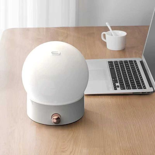 Humidifiers New Round Moon Aromatherapy Humidifier Mini USB Home Fog Volume Glow Night Humidifier Bedroom Air Moisturizing perfume Diffuser