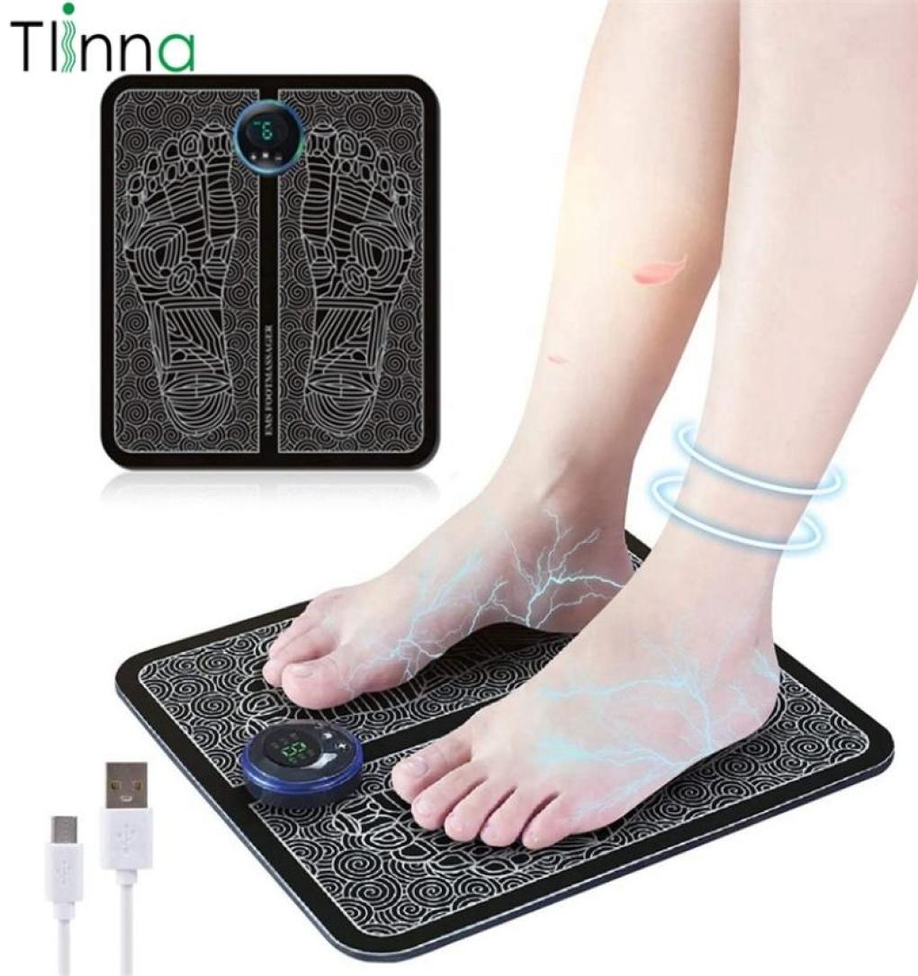 EMS Foot Massager Mat Electric Health Care tens fisioterapia massageador pes muscular terapia fisica massage salud muscle relax 222461912