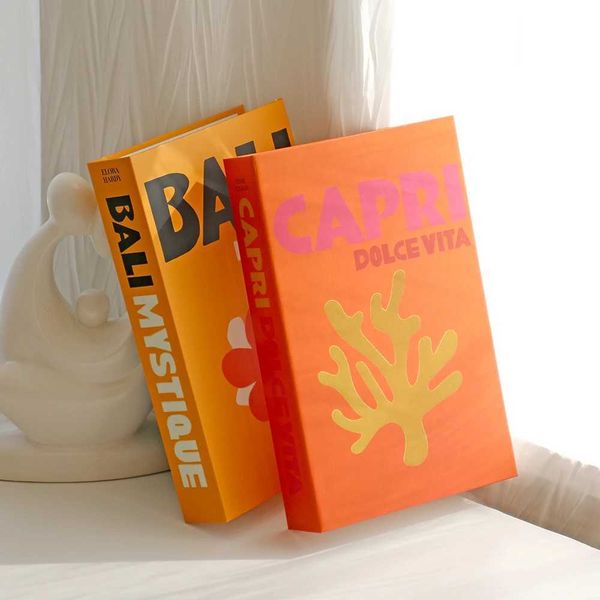 IBIZA CAPRI Openable Fake Books Living Room Fake Books for Decoration Coffee Table Fake Books Ornament Home Aesthetic Decoration M240903
