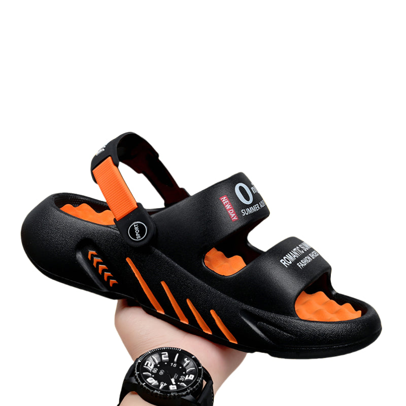 Men&#039;s Massage Slippers Outdoor Sandals Beach Comfortable Soft Slides Indoor Casual Shoes Men Outdoor Sandals Big Size 46 47 48