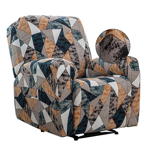 Recliner Slipcover Stretch Soft Non-slip Reclining Chair Cover Fashion Single Seat Sofa Couch Cover Decorative Furniture 241223