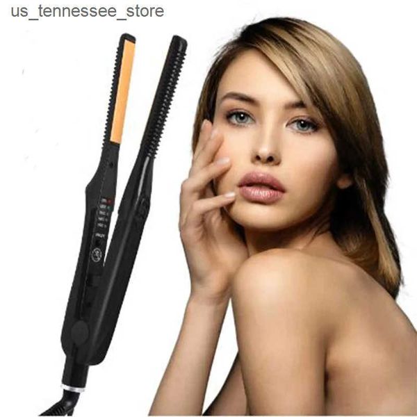 Hair Curlers Straighteners 2-in-1 Mini hair straightener Ceramic flat Iron Professional Hair straightener Portable ultra-thin piece hair str