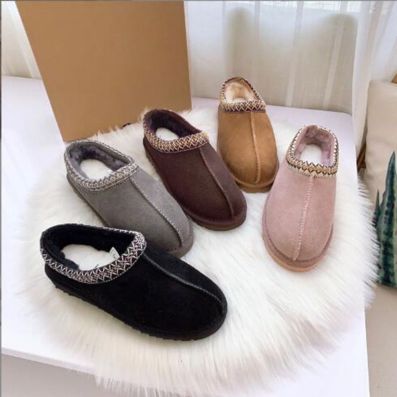 Tasman slippers designer australia boots classic women Tazz ultra mini boot australie winter Cowskin snow boot Chestnut mustard seeds ankle mens fuz