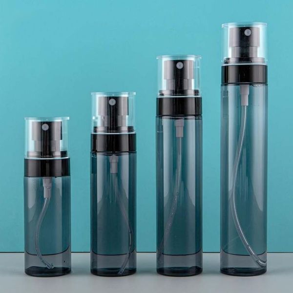 30-60-80-100-120ml Refillable Bottles Nano Sprinkler Transparent Plastic Perfume Atomizer Mini Empty Spray Bottle Portable Travel Makeup Acc