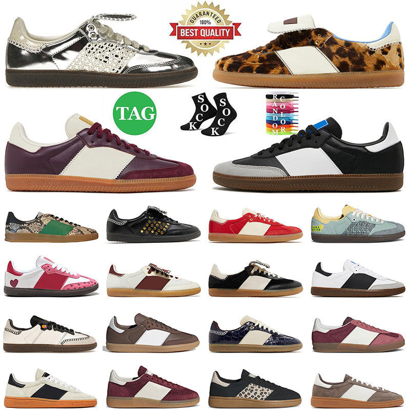 2024 Designer Bad Bunny Pony Leopard Print Shoes Casual Sneakers Sporty Men Women Classic Pink Velvet Black White Gum Wonder Clay Royal Reflective N