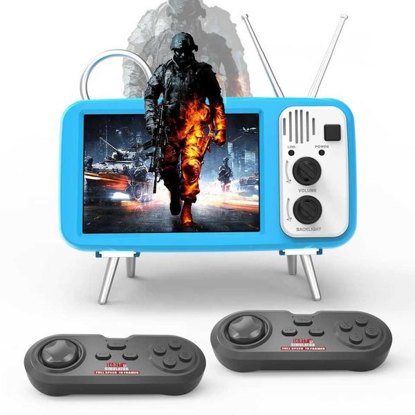 Handheld Game Console5000 Games Portable Retro Video Game Console 4.0Inch Screen Mini Game Machine Support for TV and 2 Players Z241029