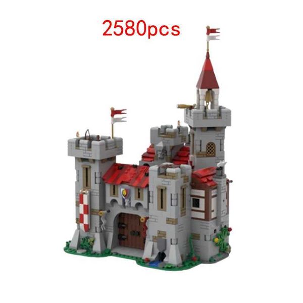 Blocks Spot small particle MOC-176629 modular building medieval castle puzzle toy DIY model ornament gift Z250117